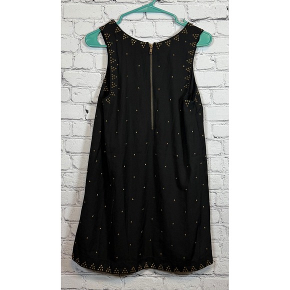 Free People SOHO Black Mini Dress Studded Sleeveless Casual Party Dress sz 2 - Picture 3 of 6
